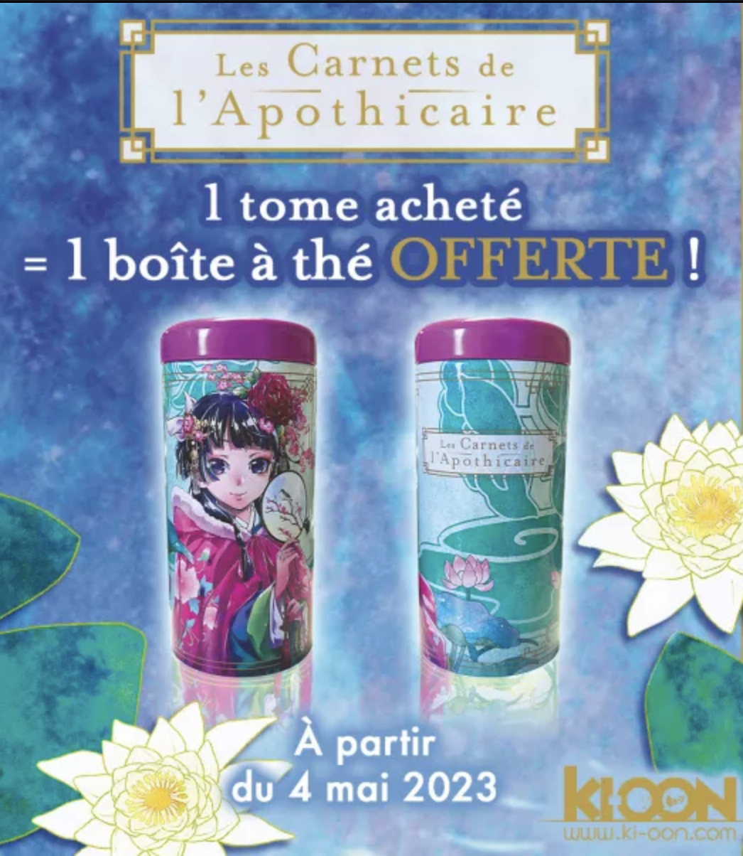 Bulle en Stock - BOITE A THE CARNETS DE L'APOTHICAIRE