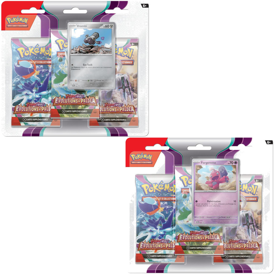 Bulle en Stock - POKEMON JCC EV02- TRIPACK ÉVOLUTIONS A PALDEA (FR)