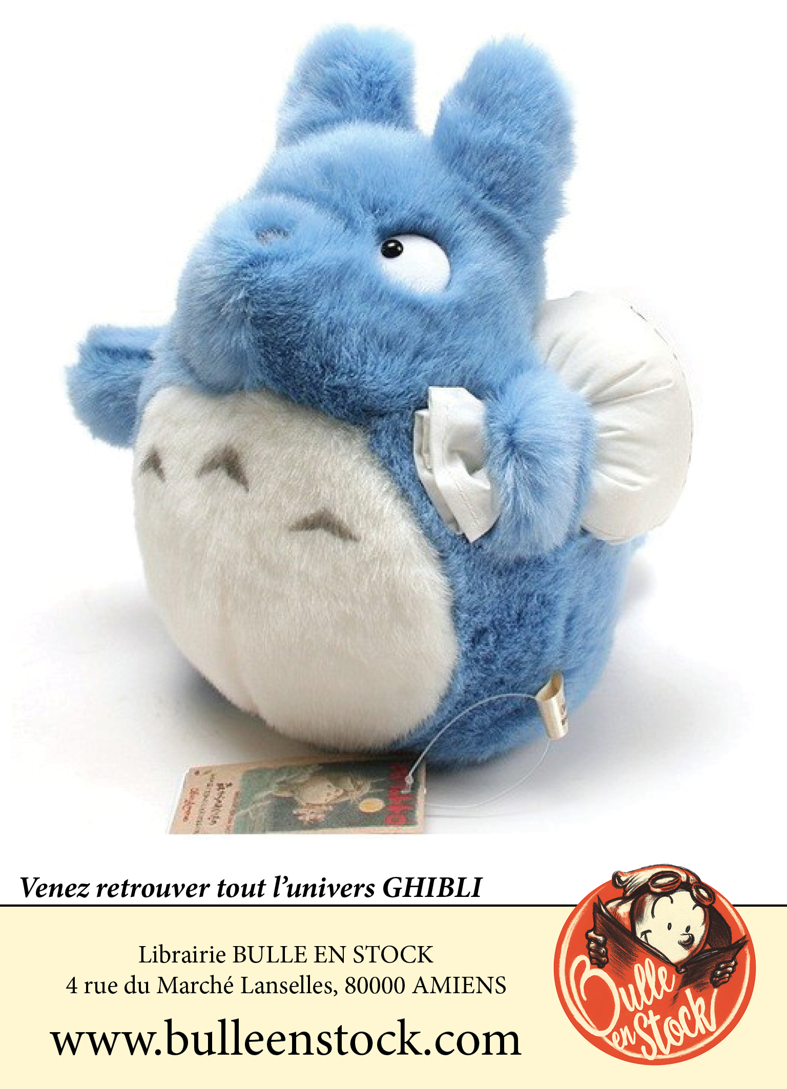 Strap Peluche Totoro Bleu - Mon Voisin Totoro - Hopono