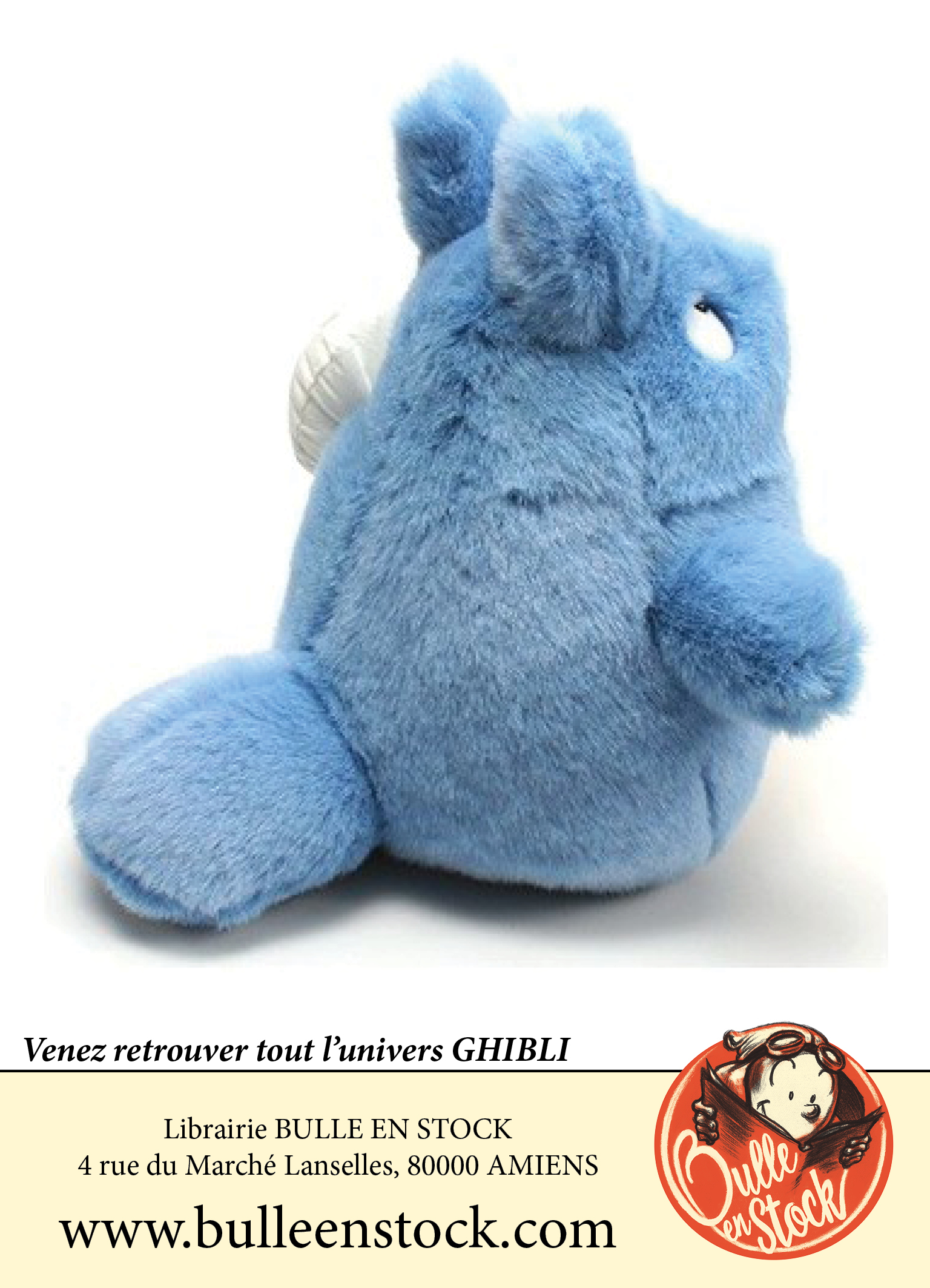 Bulle en Stock - GHIBLI - PELUCHE TOTORO BLEU (25 CM)