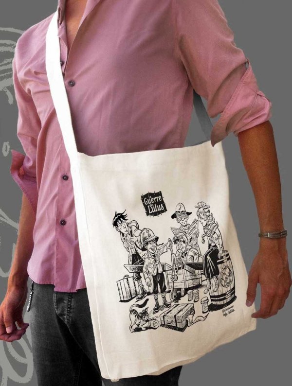 Visuel TOTE BAG BESACE « LA GUERRE DES LULUS »