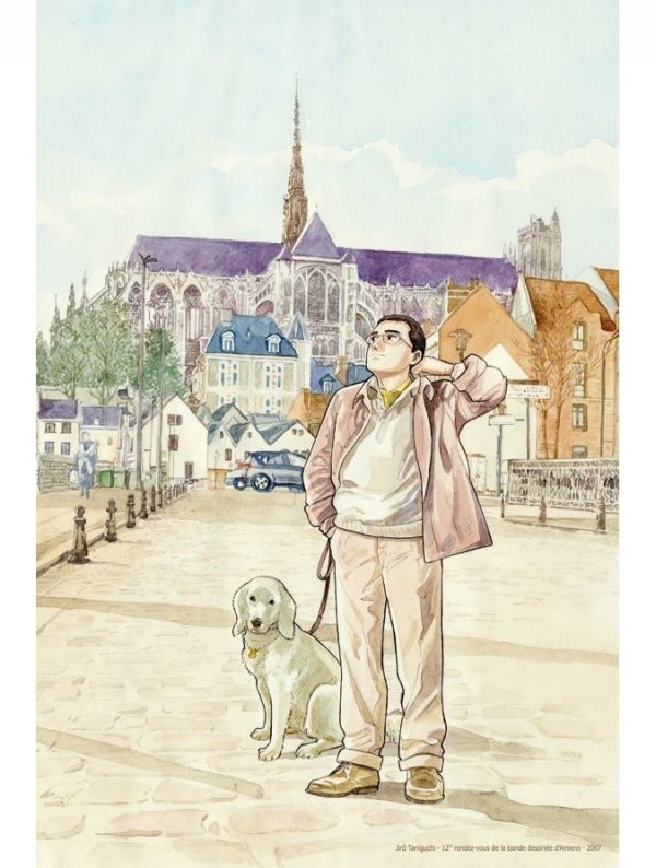 Visuel AFFICHE TANIGUCHI CATHEDRALE AMIENS