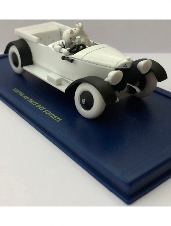 Visuel EN VOITURE TINTIN (ATLAS) 50 LA MERCEDES TORPEDO DE TINTIN AU PAYS DES SOVIETS