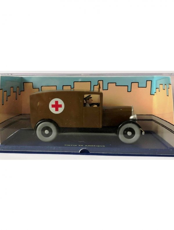 Visuel EN VOITURE TINTIN (ATLAS) 51 L'AMBULANCE DE TINTIN EN AMERIQUE