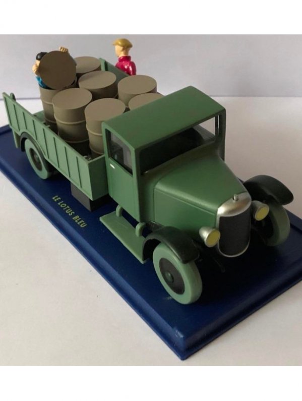 Visuel EN VOITURE TINTIN (ATLAS) 53 LE CAMION D'OPIUM DU LOTUS BLEU