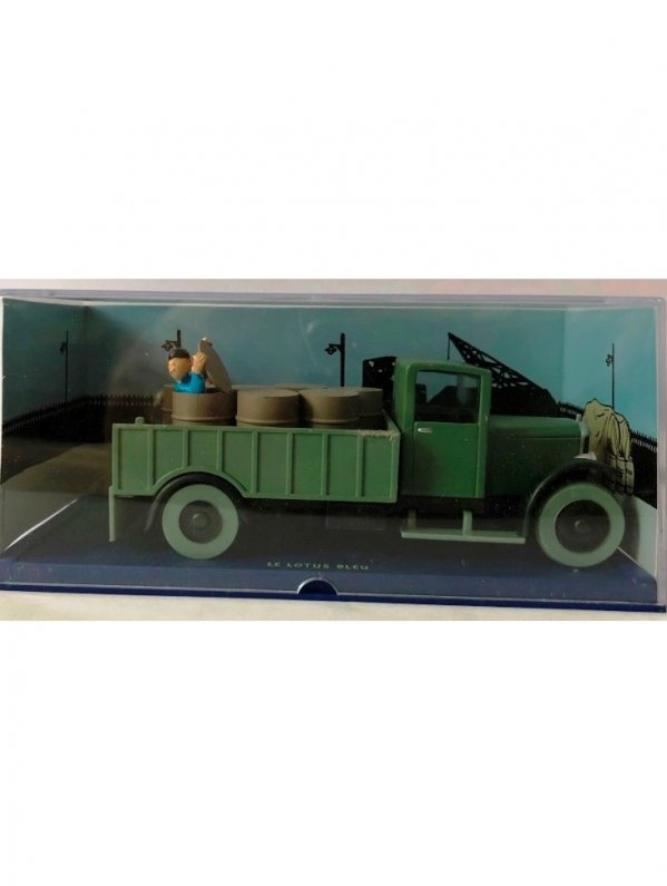 Visuel EN VOITURE TINTIN (ATLAS) 53 LE CAMION D'OPIUM DU LOTUS BLEU