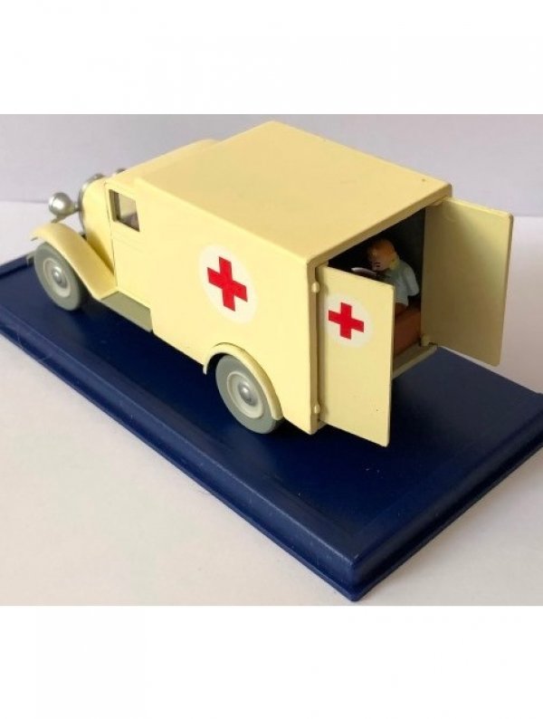 Visuel EN VOITURE TINTIN (ATLAS) 56 L' AMBULANCE DE L'ASILE DES CIGARES DU PHARAON