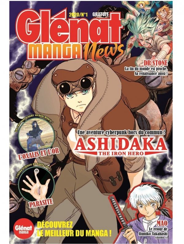 Visuel GLENAT MANGA NEWS T01