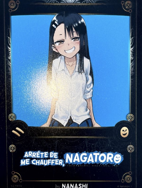 Visuel NG-PR004 ARRETE DE ME CHAUFFER NAGATORO CARTE PROMO