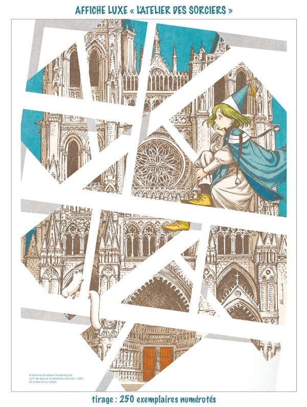 Visuel AFFICHE 800 ANS CATHÉDRALE AMIENS - L’Atelier des Sorciers