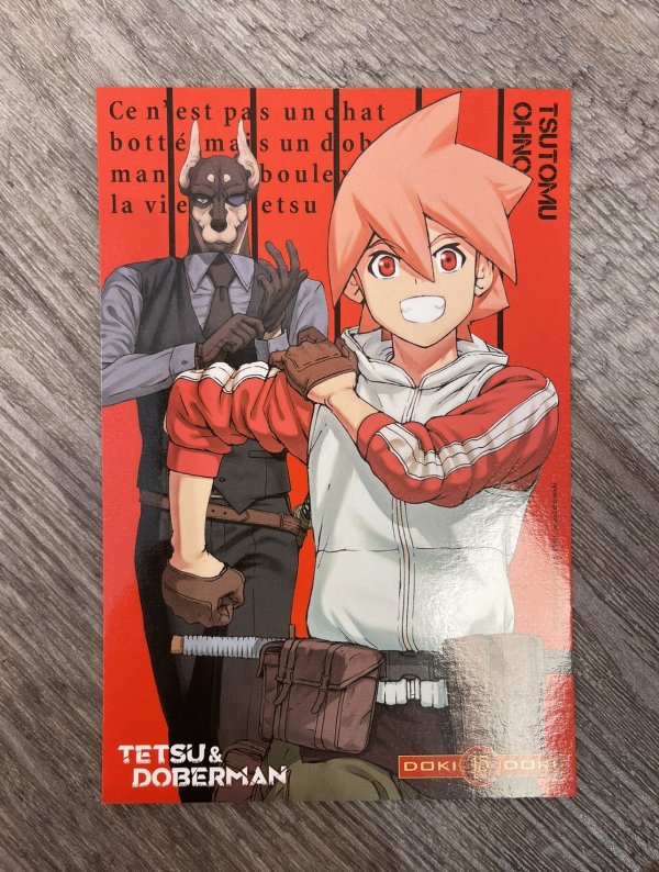 Visuel CARTE COLLECTOR 5 - TETSU & DOBERMAN (OFFERT SOUS CONDITION)