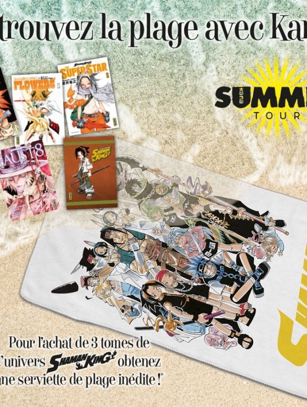 Visuel SERVIETTE SHAMAN KING (OFFERTE SOUS CONDITION)