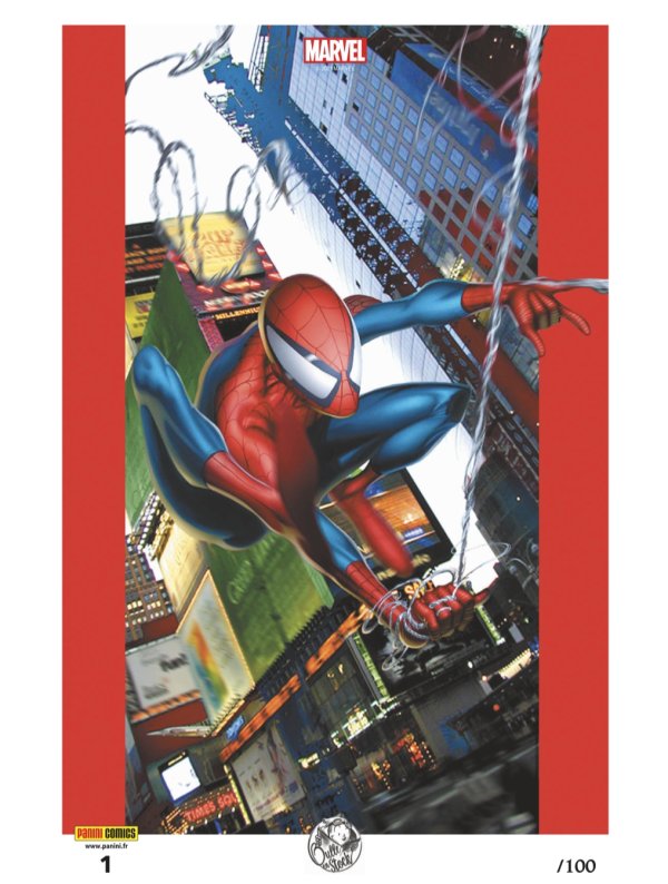 Visuel Ex Libris Marvel 1 : Spider-man (Panini)