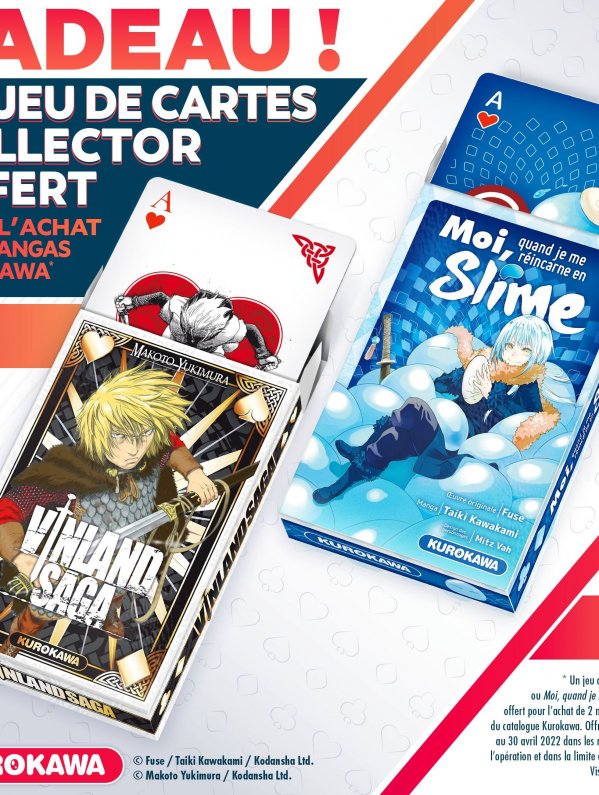 Visuel VINLAND SAGA JEUX DE CARTES 2022 (OFFERT SOUS CONDITION) 