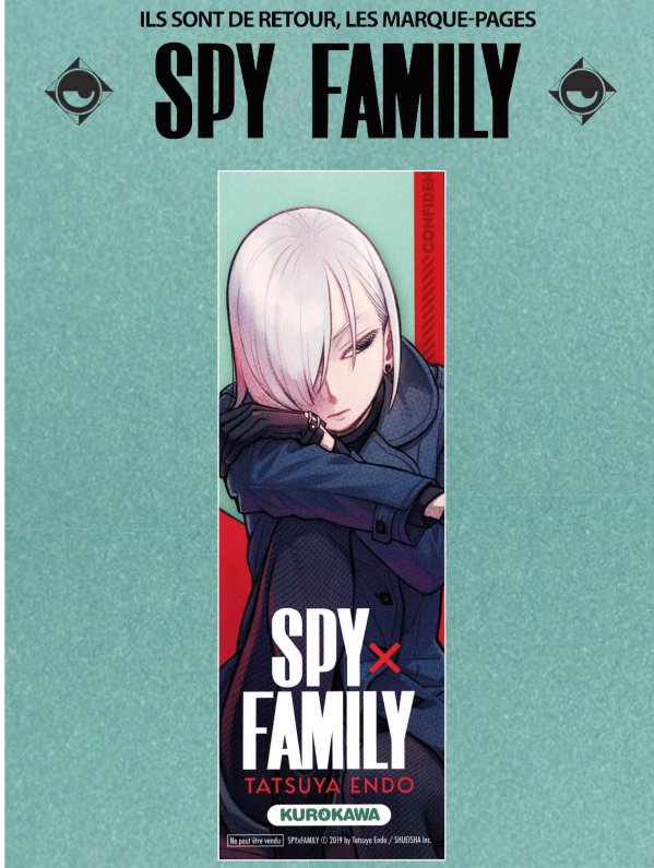 Visuel SPY X FAMILY MARQUE-PAGE FIONA (OFFERT SOUS CONDITION) - Copie