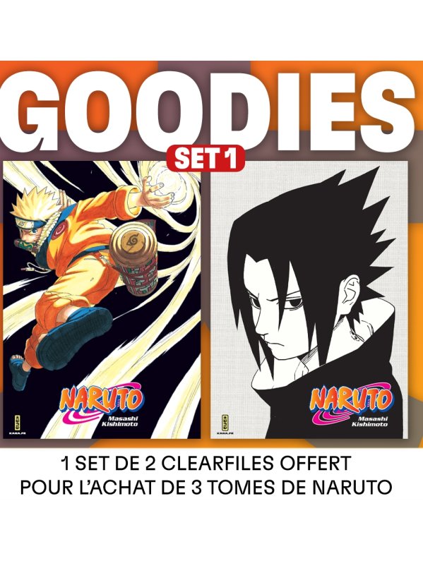 Visuel CLEARFILE NARUTO SET 1  (OFFERT SOUS CONDITION) 