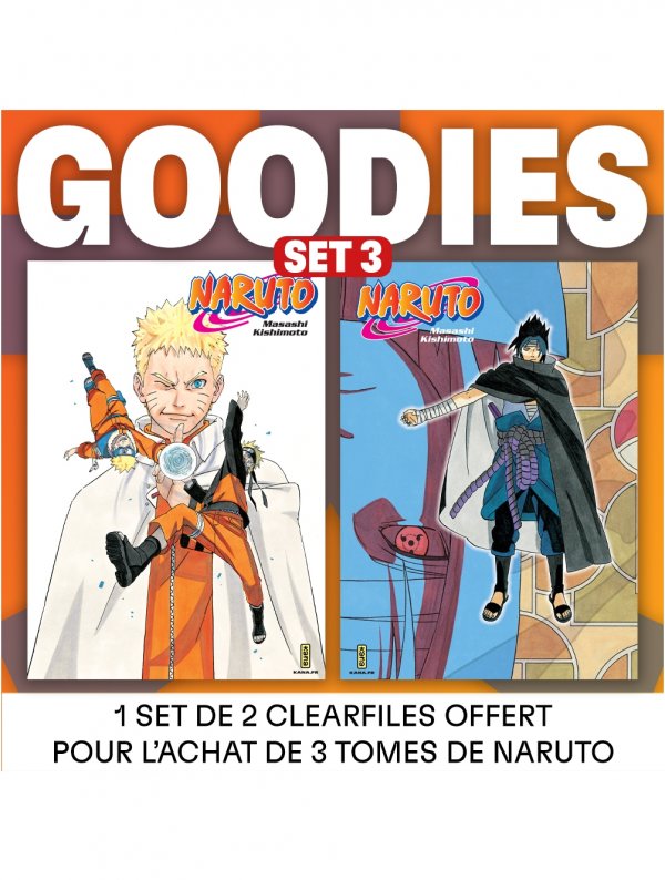 Visuel CLEARFILE NARUTO SET 3  (OFFERT SOUS CONDITION) 