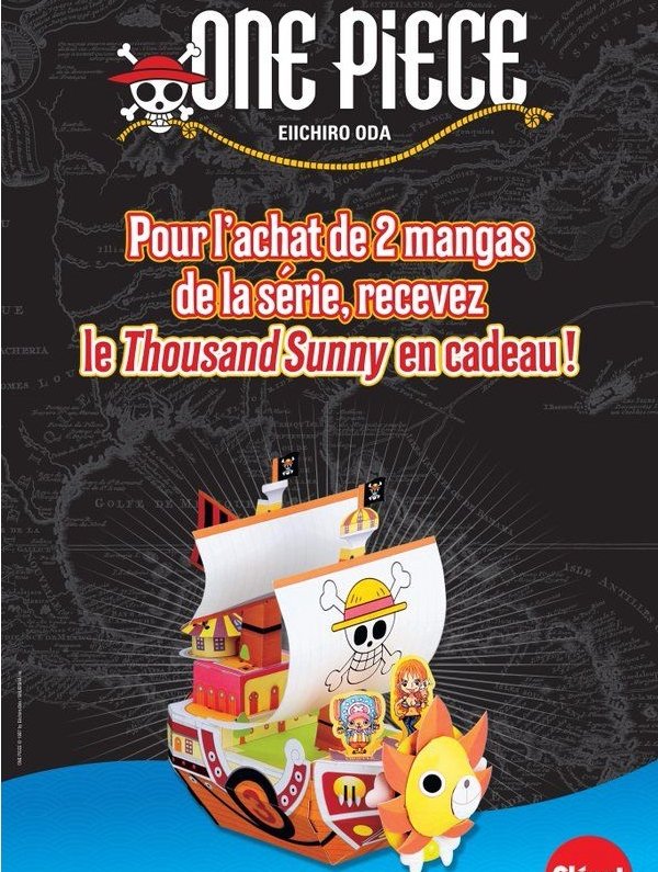 Visuel LE THOUSAND SUNNY PAPERCRAFT - ONE PIECE (OFFERT SOUS CONDITION)
