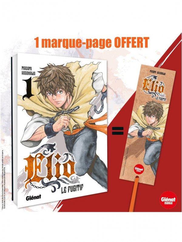 Visuel MARQUE-PAGE ELIO LE FUGITIF (OFFERT SOUS CONDITION)