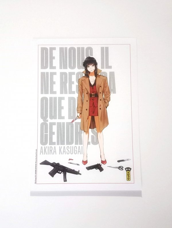 Visuel EX LIBRIS - DE NOUS IL NE RESTERA QUE DES CENDRES (OFFERT SOUS CONDITION)