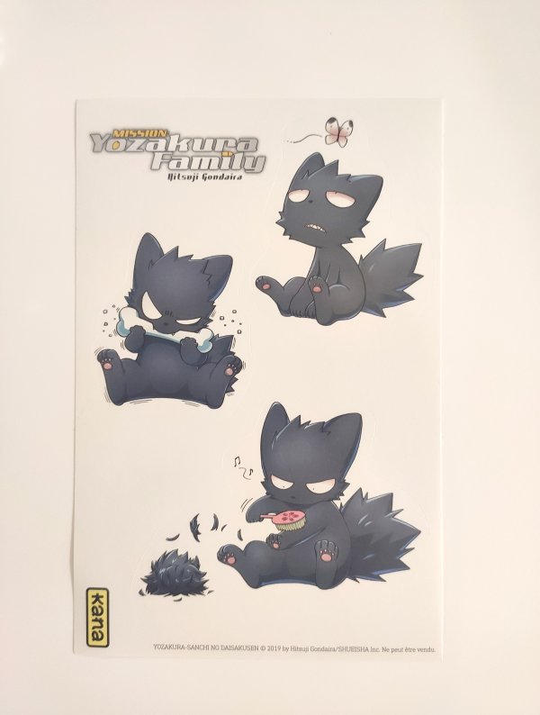 Visuel STICKERS - MISSION YOZAKURA FAMILY (OFFERT SOUS CONDITION)