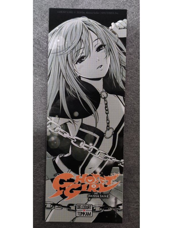 Visuel GHOST GIRL MARQUE PAGE PRIME DELCOURT TONKAM (OFFERT SOUS CONDITION D'ACHAT)