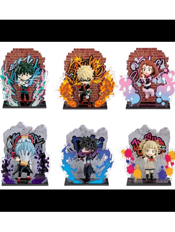 Visuel MY HERO ACADEMIA - WALL ART COLLECTION 6PCS