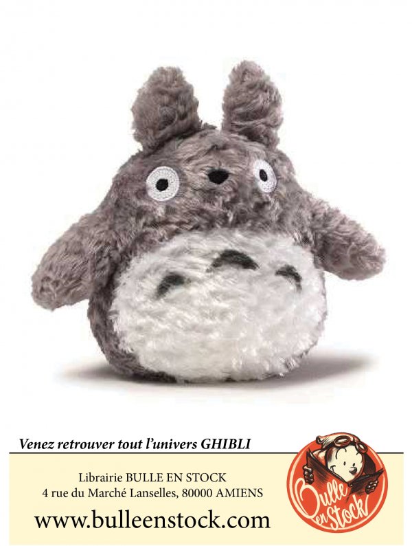 Visuel GHIBLI - TOTORO PELUCHE - TOTORO DUVETEUX GRIS CLAIR (22CM)