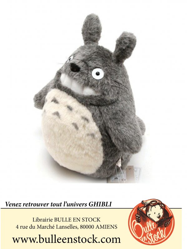Visuel GHIBLI - PELUCHE - TOTORO SOURIANT SMILE GRIS