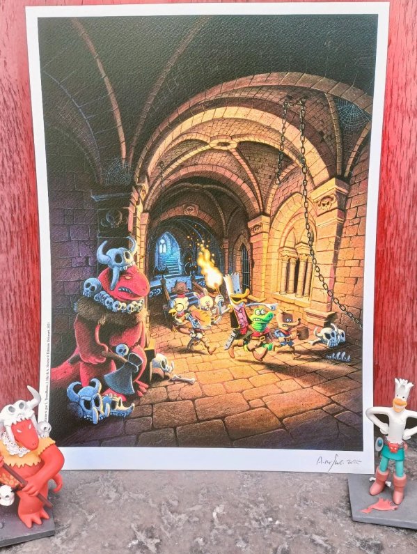Visuel AFFICHE LUXE - DONJON MONSTERS