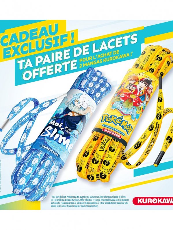 Visuel Paire de lacet collector POKEMON (offert sous condition)