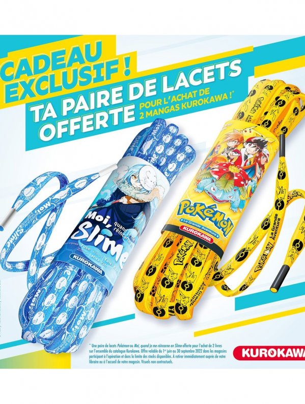Visuel Paire de lacet collector SLIME (offert sous condition)