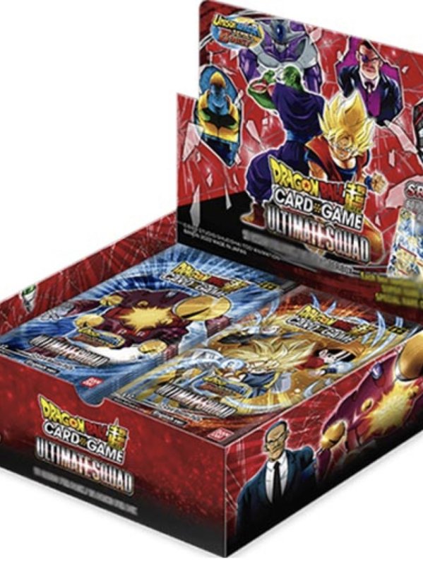 Visuel BOITE DE 24 BOOSTER DRAGON BALL SUPER CARD GAME ULTIMATE SQUAD