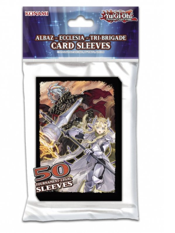 Visuel YU-GI-OH - ALBAZ - ECCLESIA - TRI BRIGADE - CARD SLEEVES