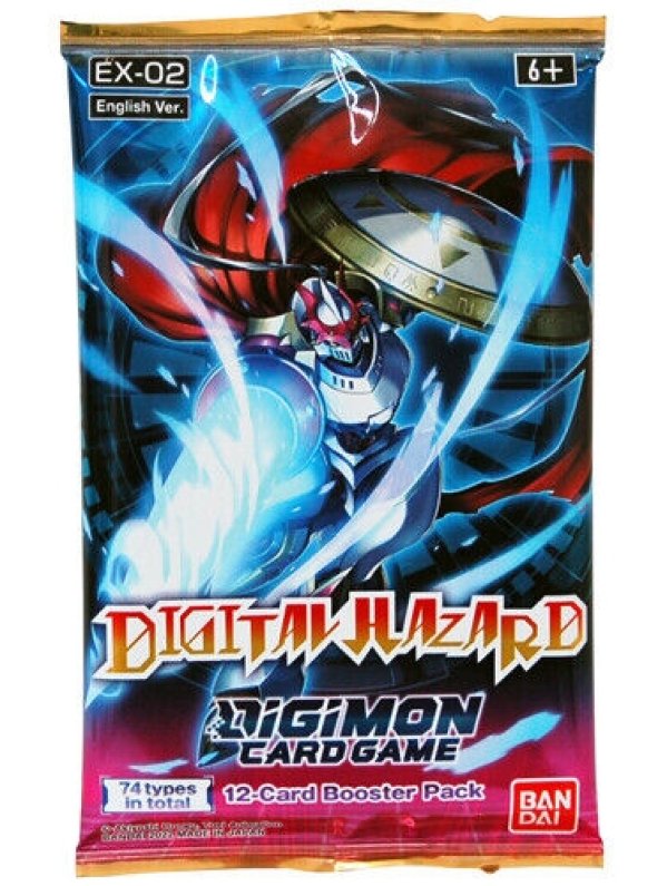 Visuel DIGIMON EX02 CARD GAME DIGITAL HAZARD (BOOSTER X1)