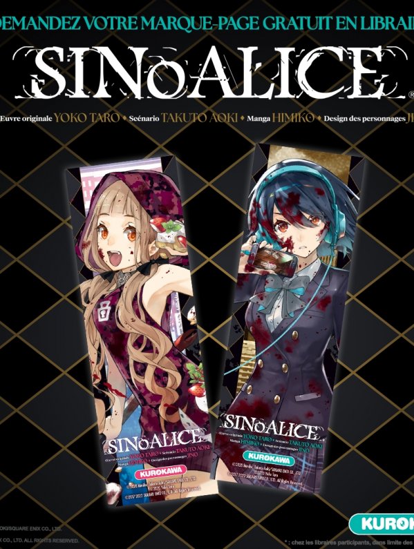 Visuel MARQUE PAGE SINoALICE - VISUEL ALICE (OFFERT SOUS CONDITION)