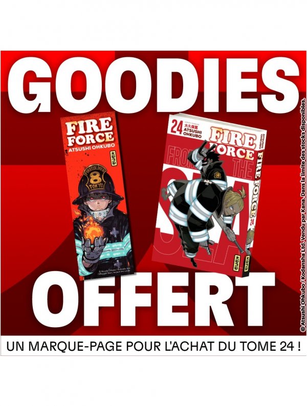 Visuel MARQUE PAGE FIRE FORCE (OFFERT SOUS CONDITION)