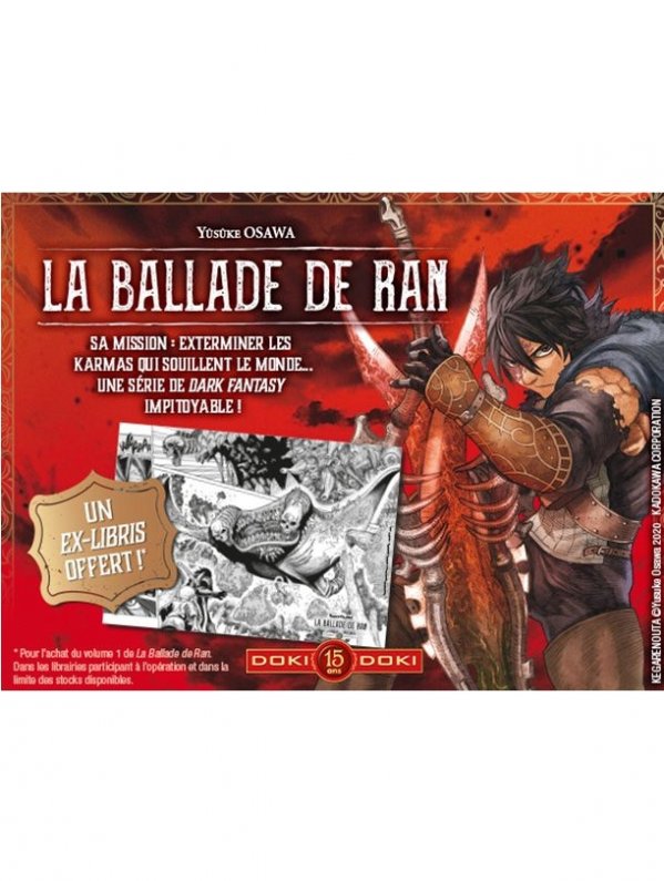 Visuel EX LIBRIS LA BALLADE DE RAN (OFFERT SOUS CONDITION)
