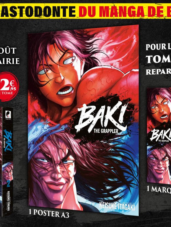 Visuel POSTER BAKI THE GRAPPLER (OFFERT SOUS CONDITION)