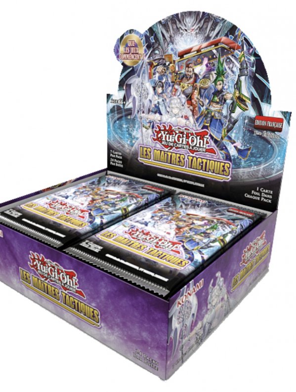 Visuel YU GI OH - BOITE DE 24 BOOSTERS MAÎTRES TACTIQUES