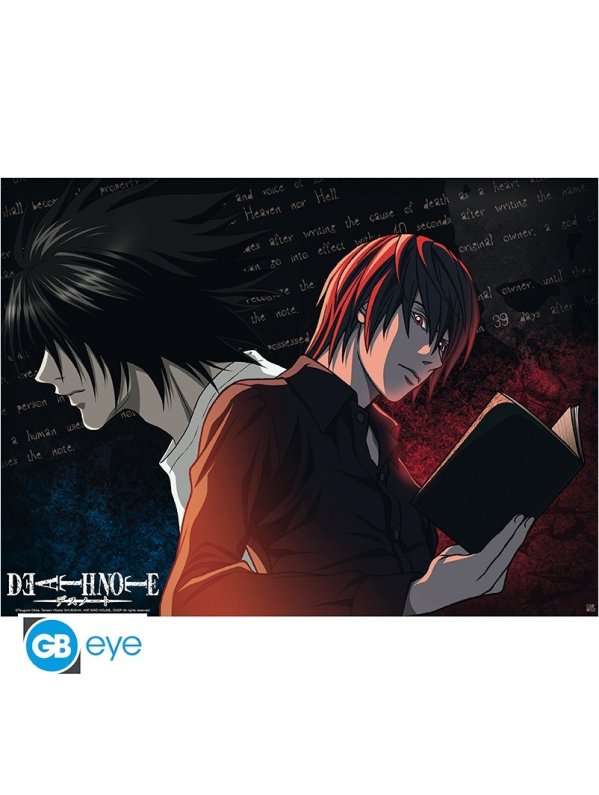Visuel DEATH NOTE - POSTER "L VS LIGHT" (52X38)