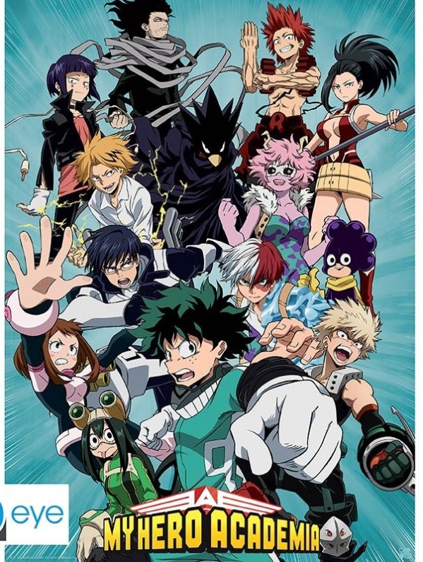 Visuel MY HERO ACADEMIA - POSTER "HÉROS" (52X38)