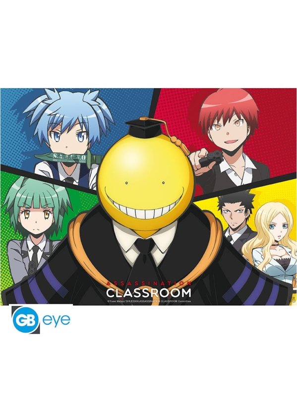 Visuel ASSASSINATION CLASSROOM - POSTER "KORO VS ÉLÈVES" (52X38)