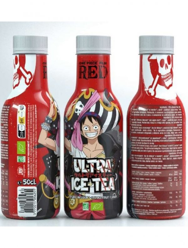 Visuel ULTRA ICE TEA ONE PIECE RED - LUFFY 500ML
