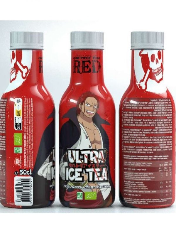 Visuel ULTRA ICE TEA ONE PIECE RED - SHANKS 500ML