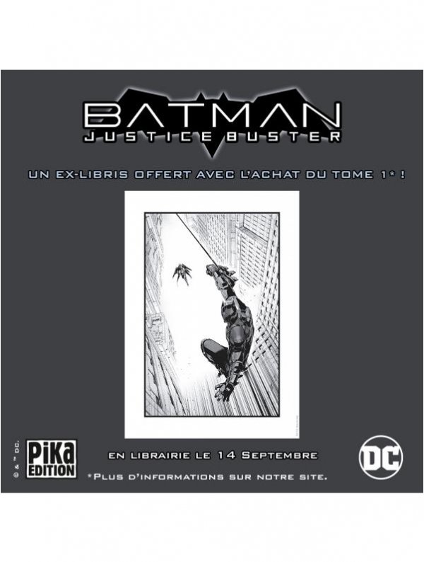 Visuel EX LIBRIS BATMAN JUSTICE BUSTER (OFFERT SOUS CONDITION)