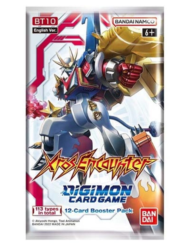 Visuel DIGIMON BT10 CARD GAME JCC: BOOSTER - XROS ENCOUNTE (ENGLISH VER.)