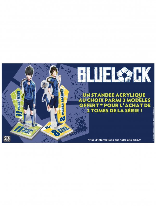 Visuel STANDEE ACRYLIQUE BLUE LOCK MEGURU BACHIRA (OFFERT SOUS CONDITION)