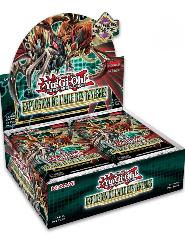 Visuel YU-GI-OH! JCC: DISPLAY - EXPLOSION DE L'AILE DES TÉNÈBRES (24 BOOSTER)