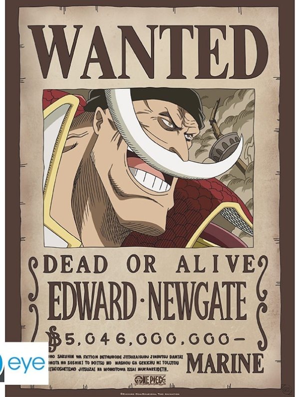 Visuel ONE PIECE - POSTER «WANTED WHITEBEARD» (52X38)